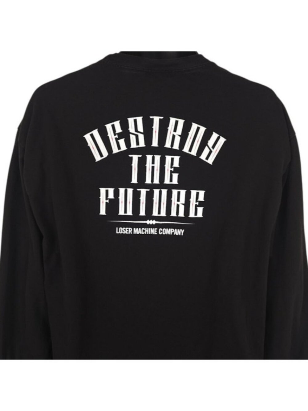 Loser Machine Company T Shirt Mens Size XL Black Destroy The Future LMC